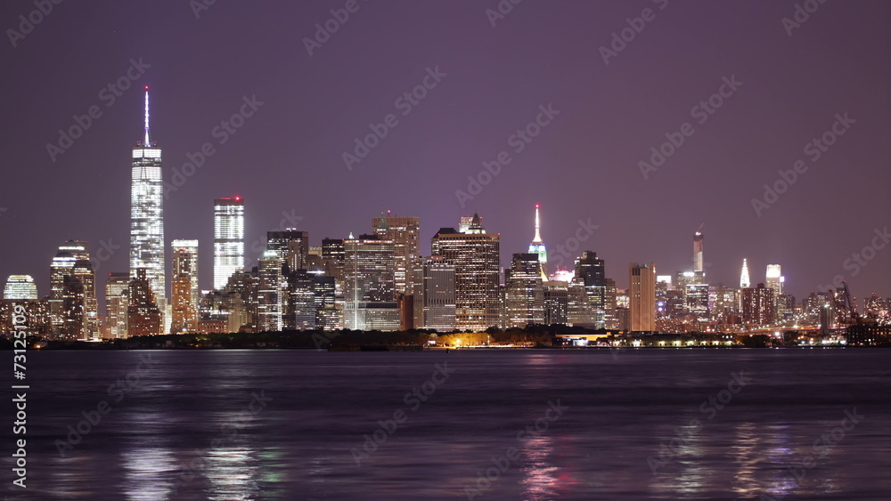 west side pier view on freedom tower 4k time lapse west side pier view on freedom tower 4k time lapse