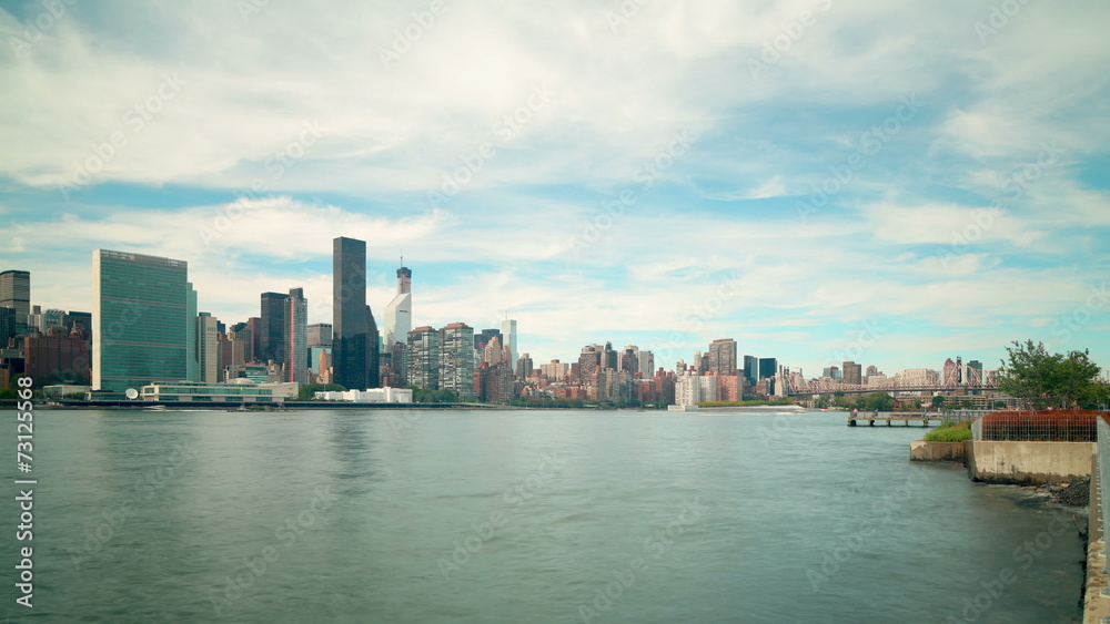queensboro bridge park panorama 4k time lapse from new york city queensboro bridge park panorama 4k time lapse from new york city