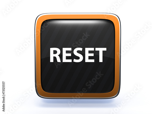 Obraz na płótnie reset square icon on white background