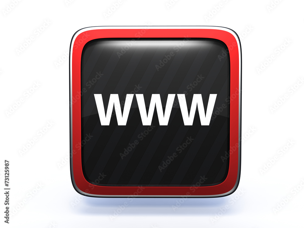 www square icon on white background www square icon on white background