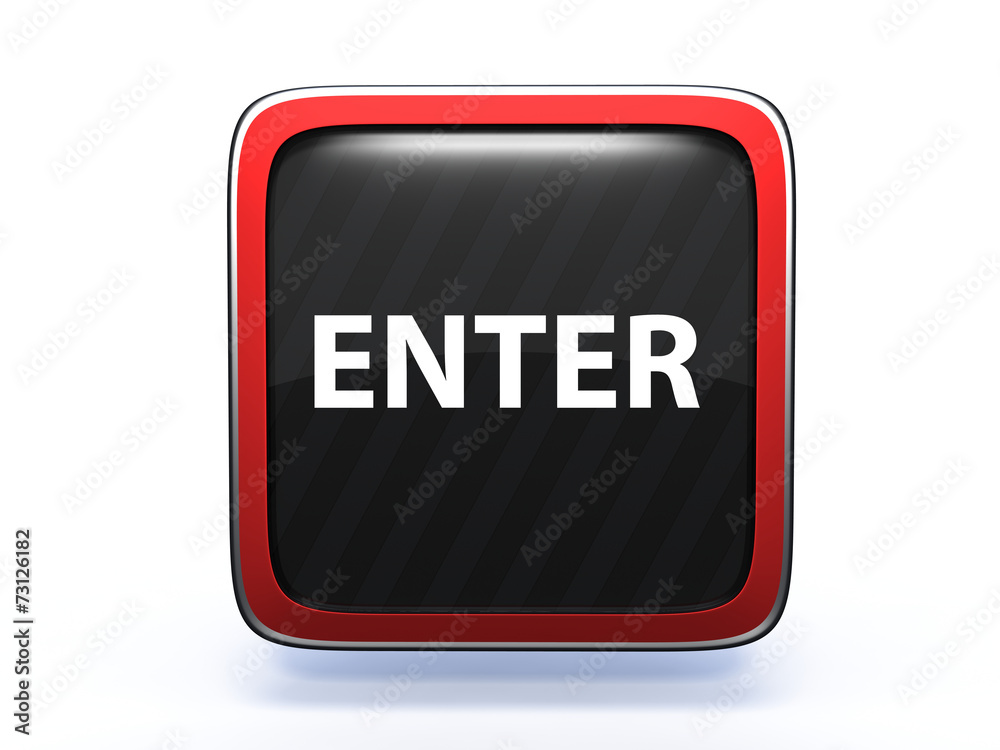 enter square icon on white background enter square icon on white background