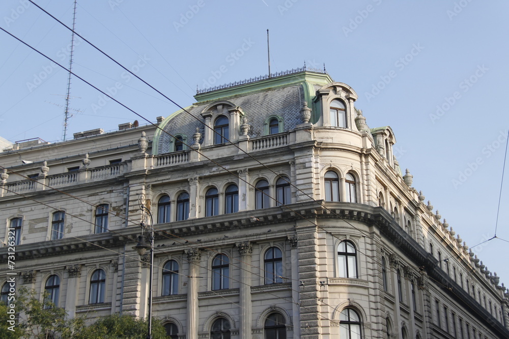Immeuble ancien à Budapest, Hongrie	