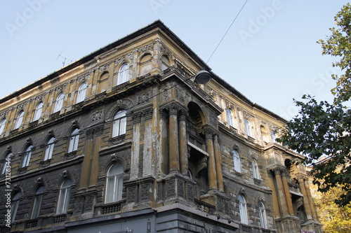Immeuble ancien à Budapest, Hongrie  © Atlantis