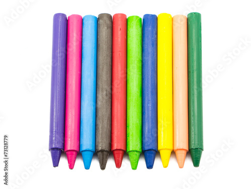 wax crayons