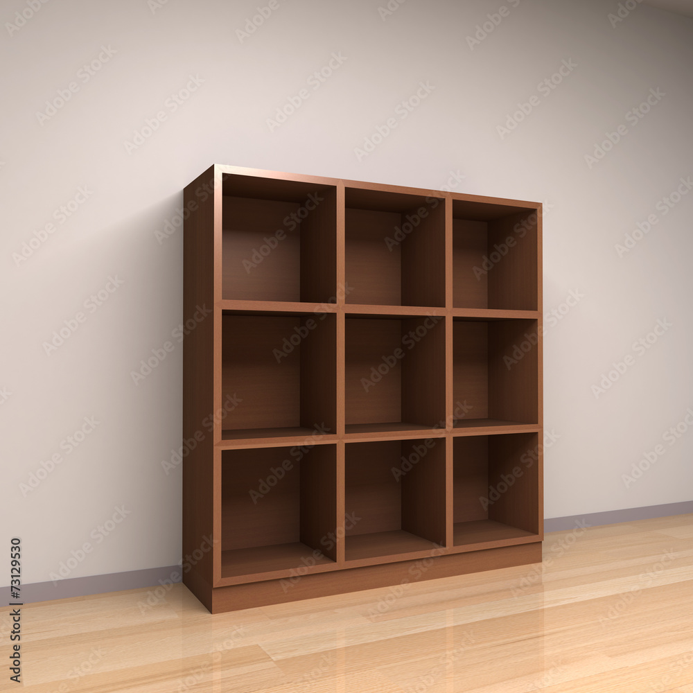 Fototapeta premium 収納棚のある部屋