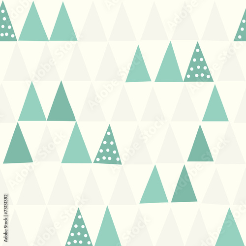 Seamless Pattern. Geometric. Christmas Tree