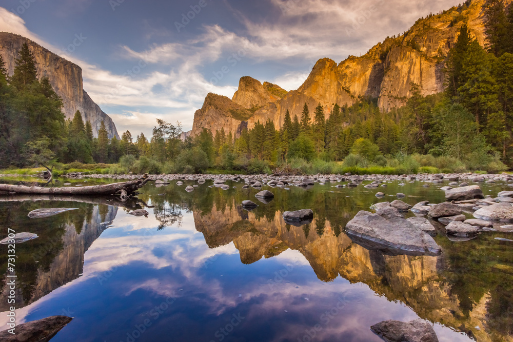 merced river - reflection