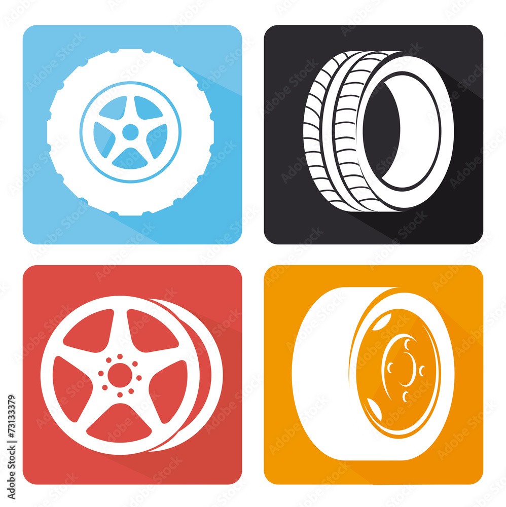 Fototapeta premium Tire design