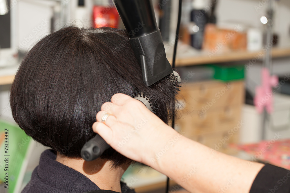 Fototapeta premium Hair Straightening