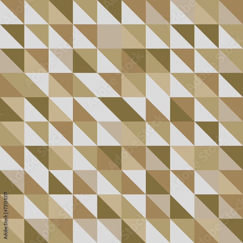 Retro triangle pattern with brown background
