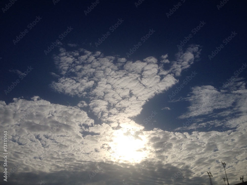 Obraz premium Sky on green