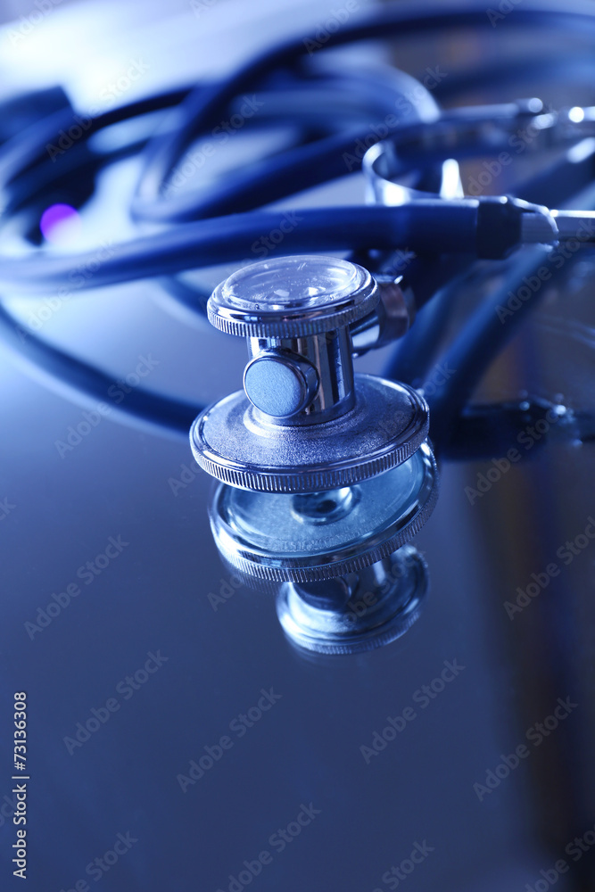 Stethoscope close up Stethoscope close up