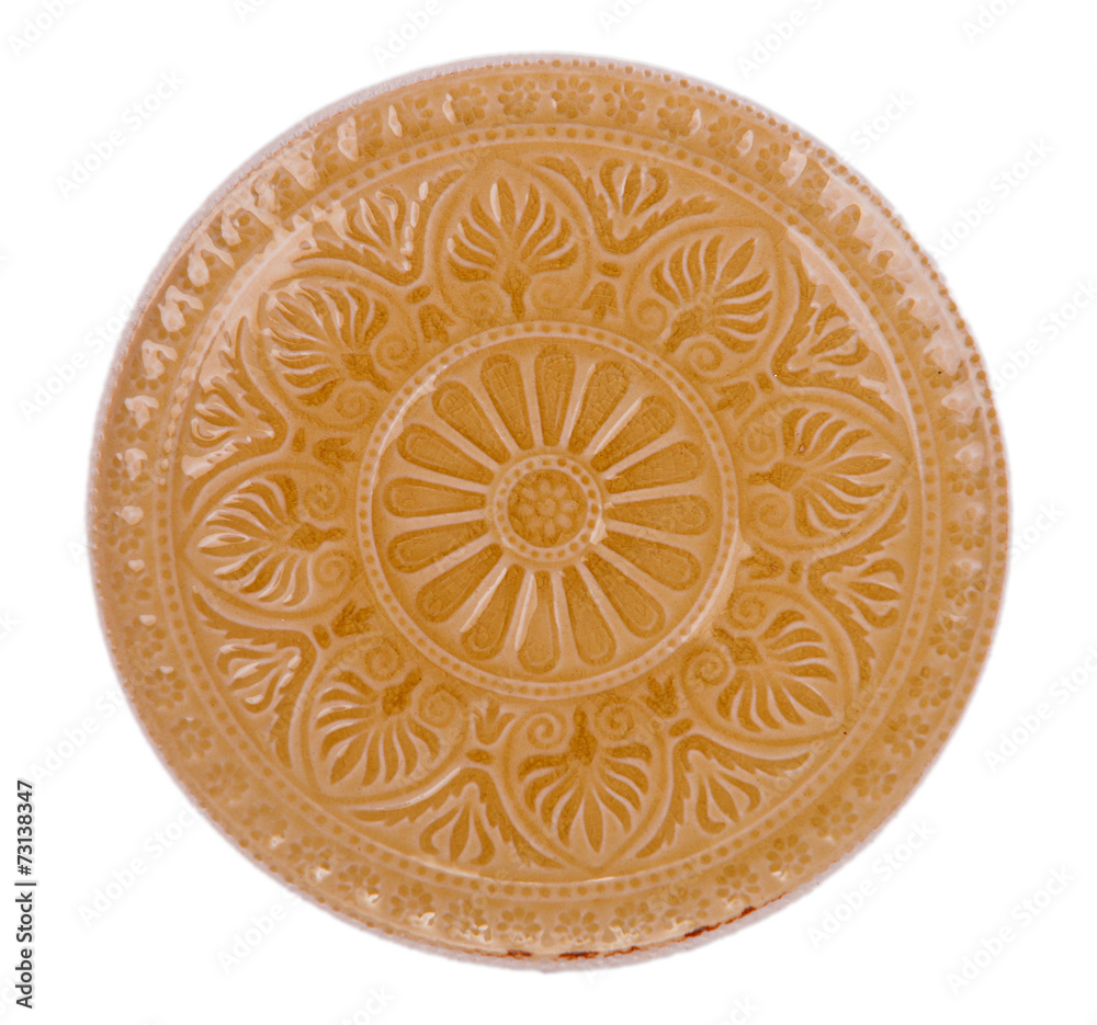 Empty plate isolated on white Empty plate isolated on white