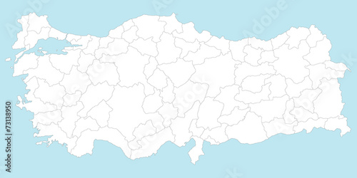 Karte von Türkei photo