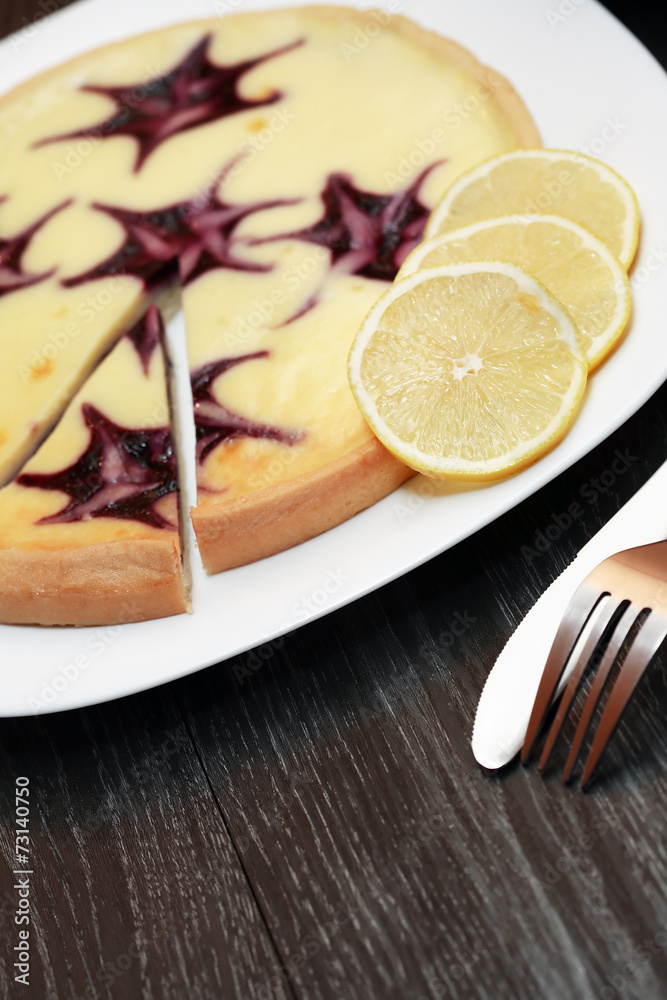 Bilberry Cheesecake Bilberry Cheesecake