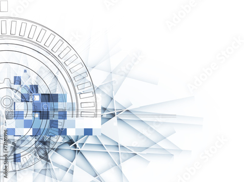 Ice abstract technology background with lines texture of the fro
