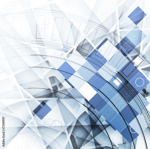 Ice abstract technology background with lines texture of the fro