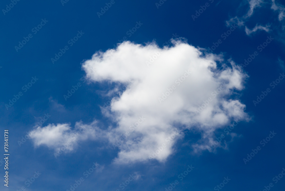 Clouds in blue sky