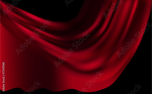 red maroon,scarlet silk background with some soft folds