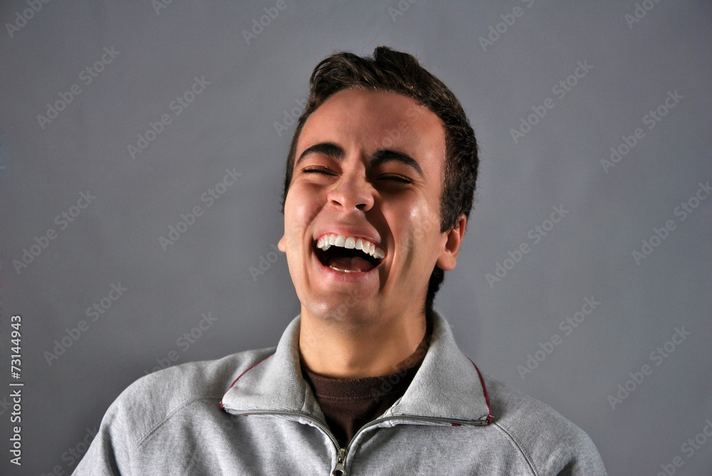 Fototapeta premium young man with happy expression