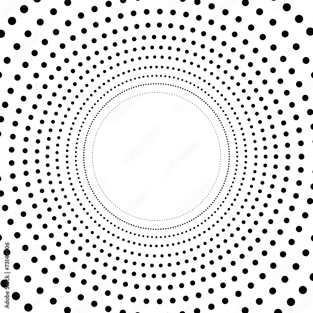 Hypnotic Concentric Points