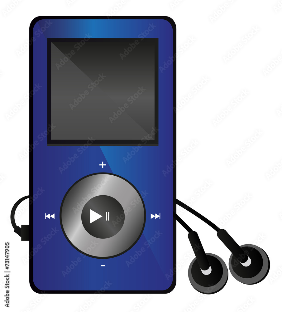 Naklejka premium Mp3 media player