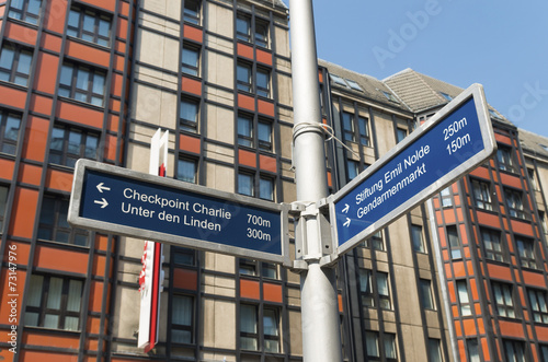 Berlin street sign