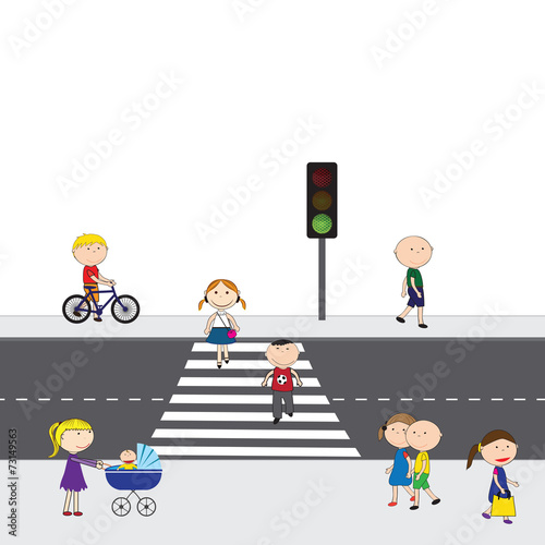 People on the street
