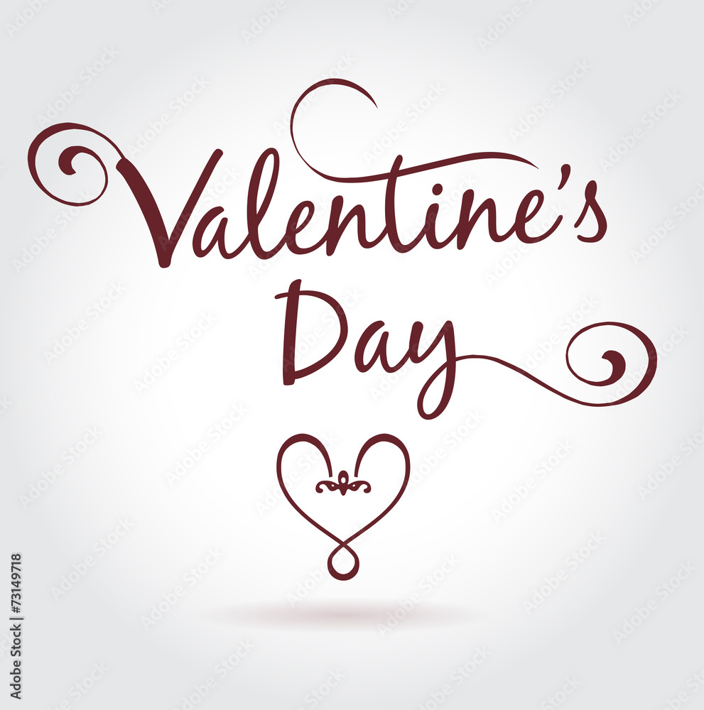 Valentine's Day Callygraphy Valentine's Day Callygraphy