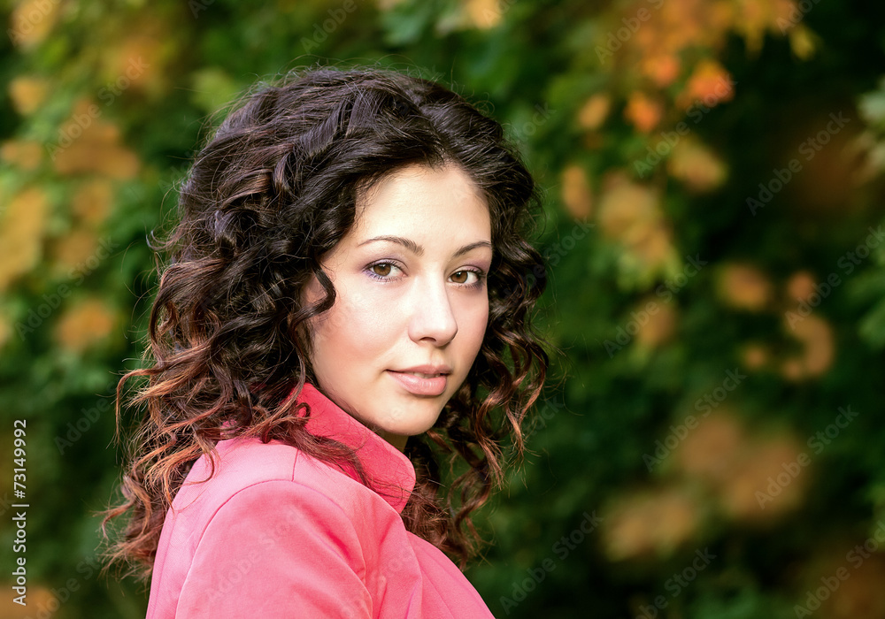 Beautiful young woman portrait outdoor Beautiful young woman portrait outdoor