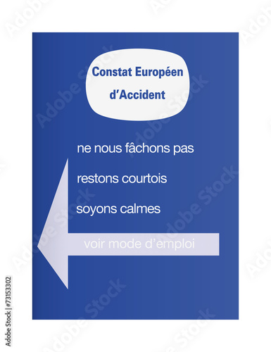 фотографія Constat Européen d'Accident