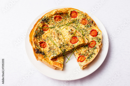 French quiche photo