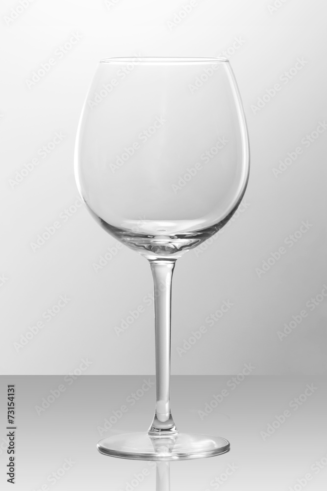 Empty Bordeaux glass Empty Bordeaux glass