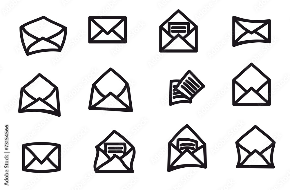 set of envelopes