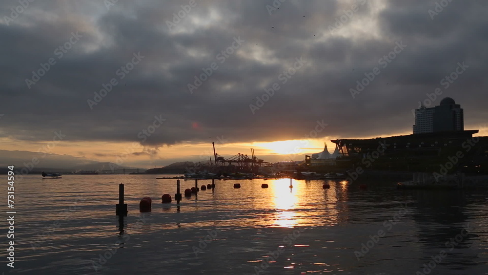Sunrise Floatplane, Coal Harbor, Vancouver Sunrise Floatplane, Coal Harbor, Vancouver