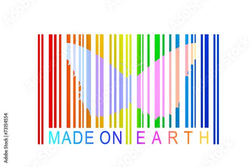 Strichcode Made on Earth