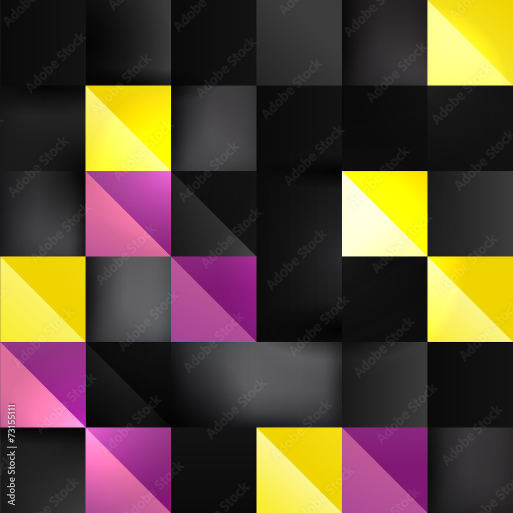 Abstract square infographic background