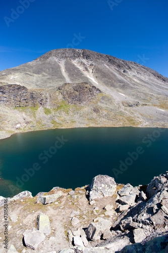 Besseggen Ridge in Jotunheimen National Park, Norway photo