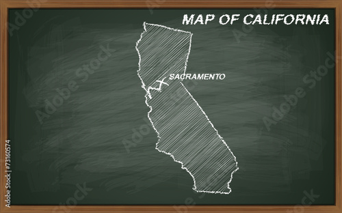 map of california