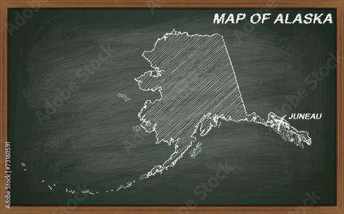 map of alaska