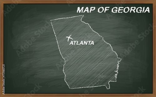 map of georgia