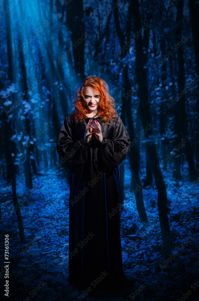Witch in the night forest Witch in the night forest