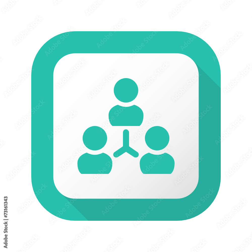 Flat Long Shadow Button - Vector Flat Long Shadow Button - Vector