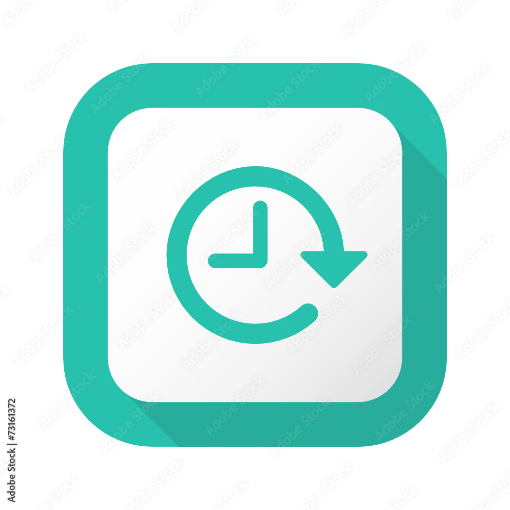 Flat Long Shadow Button - Vector Flat Long Shadow Button - Vector