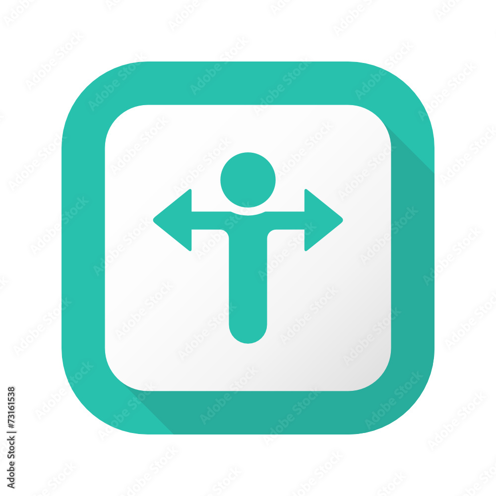 Flat Long Shadow Button - Vector Flat Long Shadow Button - Vector
