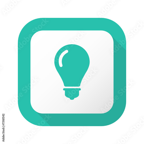 Flat Long Shadow Button - Vector 
