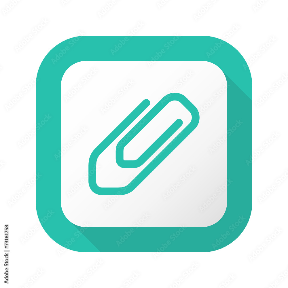 Flat Long Shadow Button - Vector Flat Long Shadow Button - Vector
