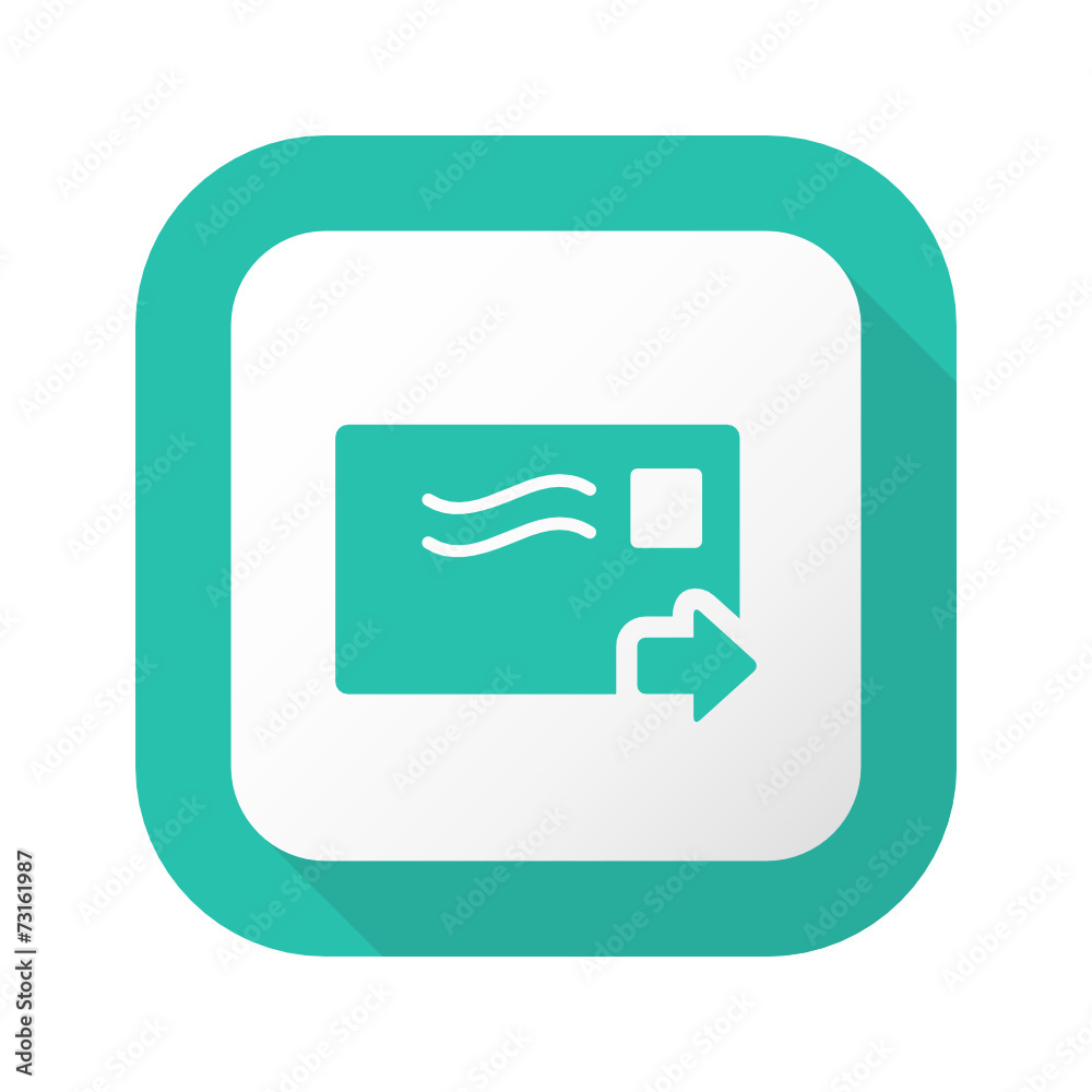 Flat Long Shadow Button - Vector Flat Long Shadow Button - Vector