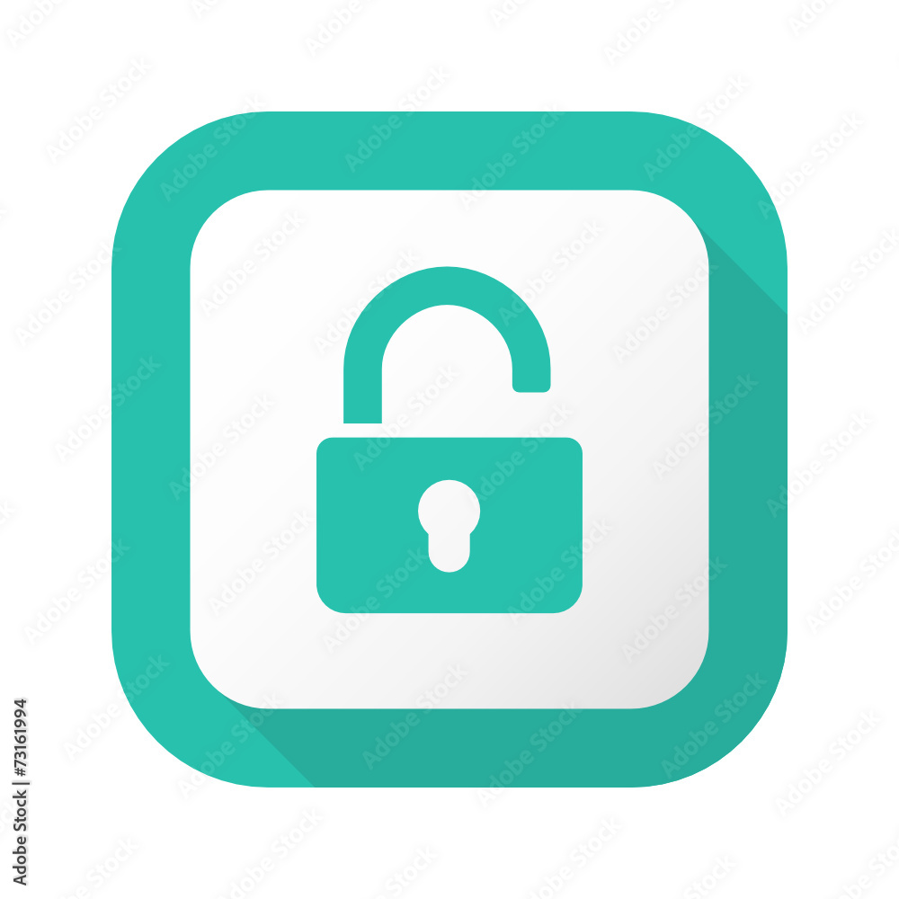 Flat Long Shadow Button - Vector Flat Long Shadow Button - Vector
