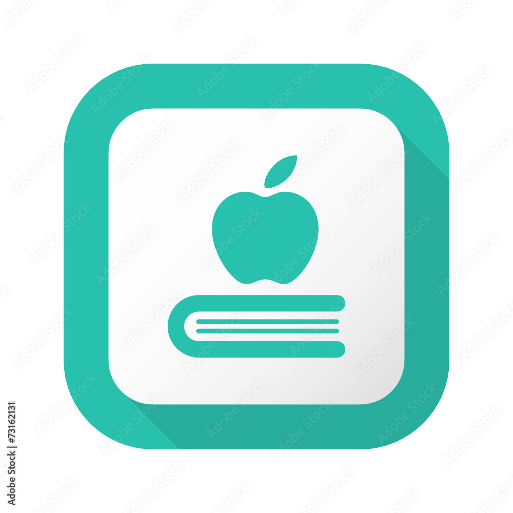 Flat Long Shadow Button - Vector 